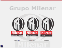 Tablet Screenshot of milenar.com.br